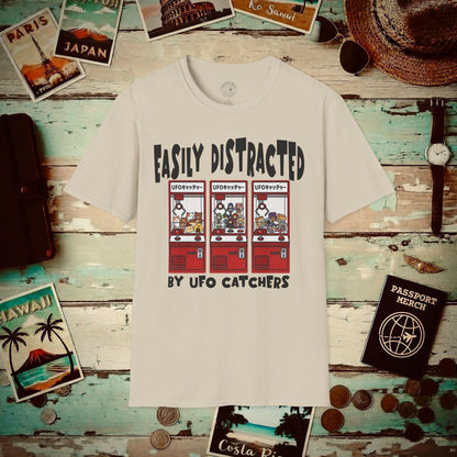 Easily Distracted by UFO Catchers, Japan T-Shirt Sand / S