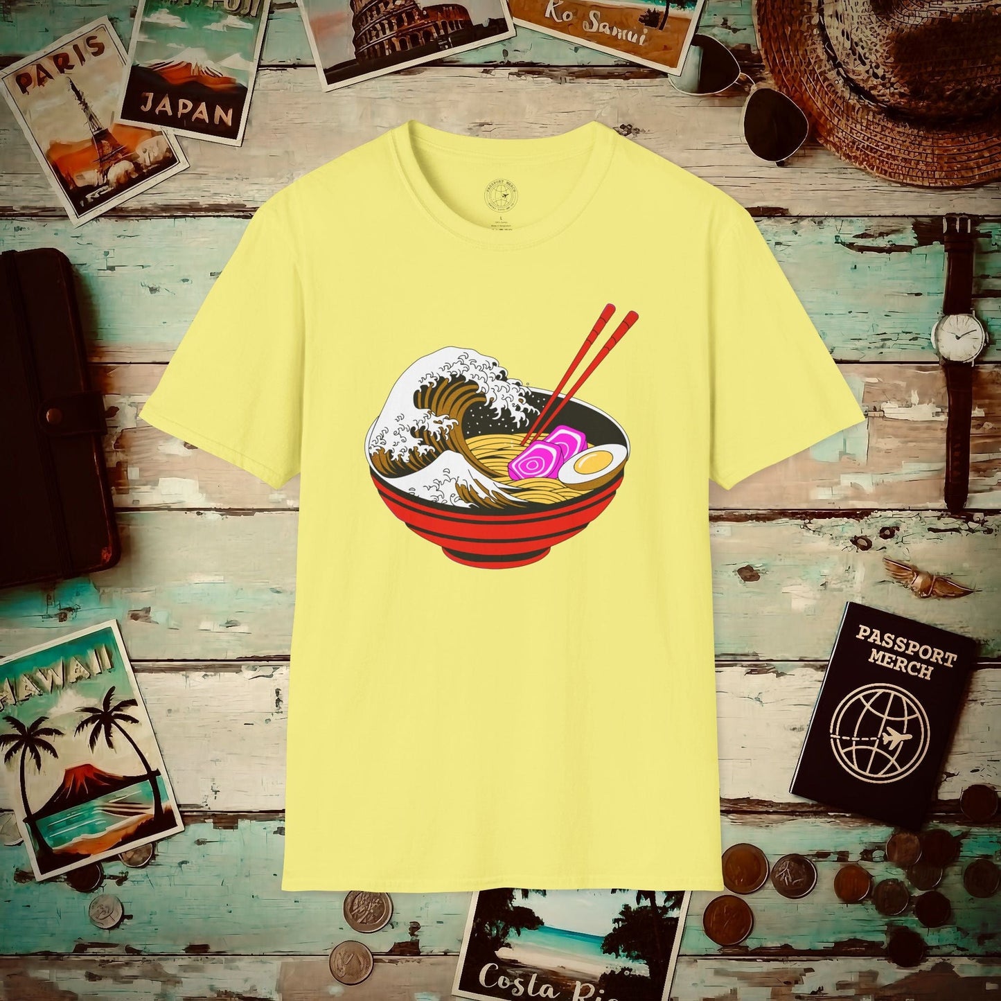 Eating Ramen in Japan Be Like T-Shirt Cornsilk / S