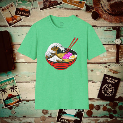 Eating Ramen in Japan Be Like T-Shirt Heather Irish Green / S