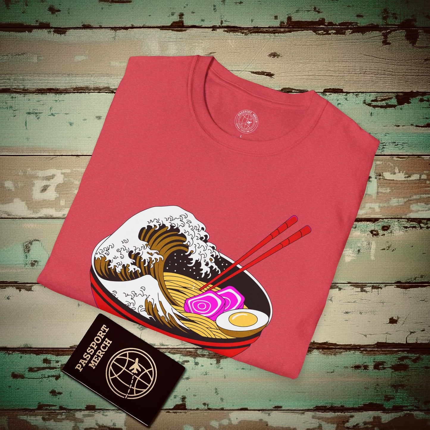 Eating Ramen in Japan Be Like T-Shirt Heather Red / S