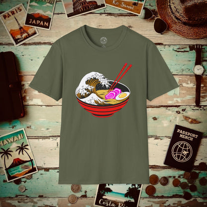 Eating Ramen in Japan Be Like T-Shirt Military Green / S