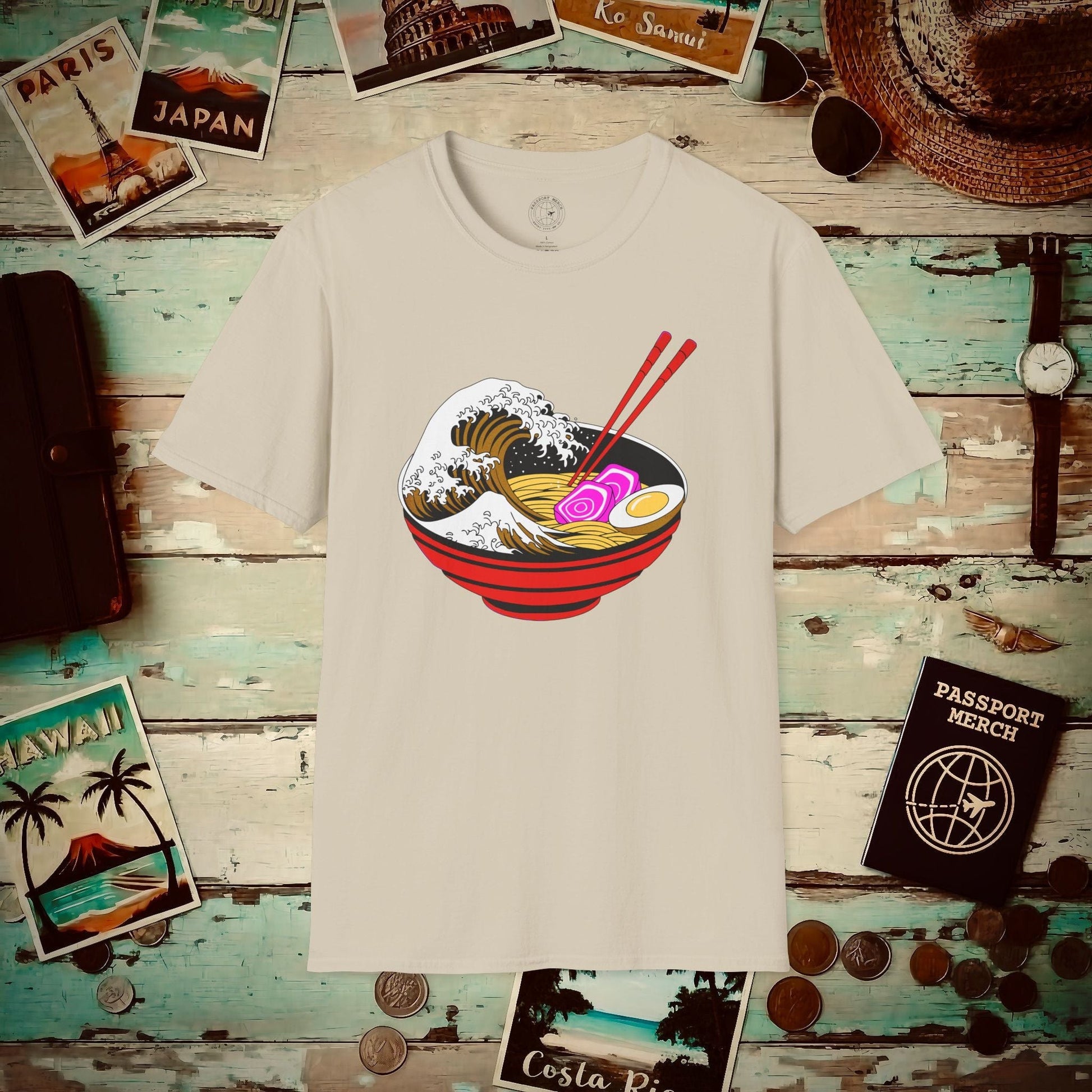 Eating Ramen in Japan Be Like T-Shirt Sand / S