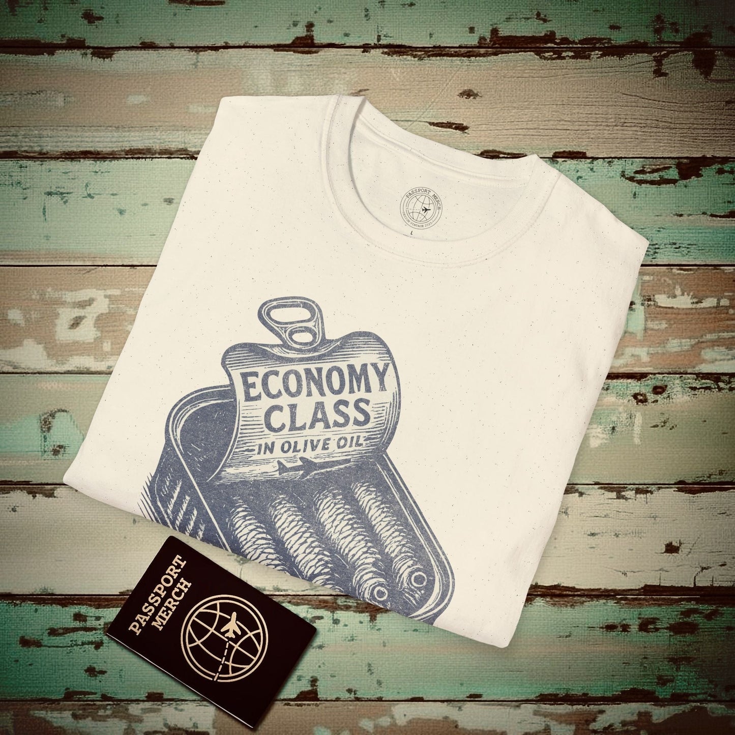 Economy Class Sardines T-Shirt Natural / S