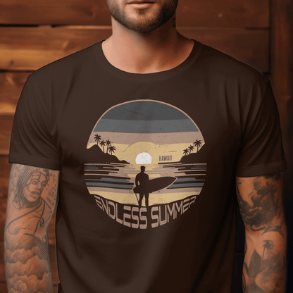 Endless Summer, Hawaii T-Shirt Dark Chocolate / S