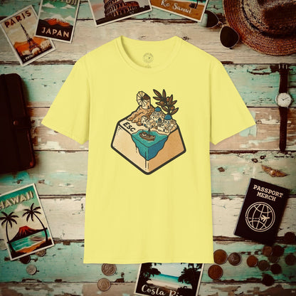 Escape Key To... Greece T-Shirt Cornsilk / S