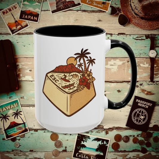 Escape Key To... Hawaii 15oz Mug Black / 15oz