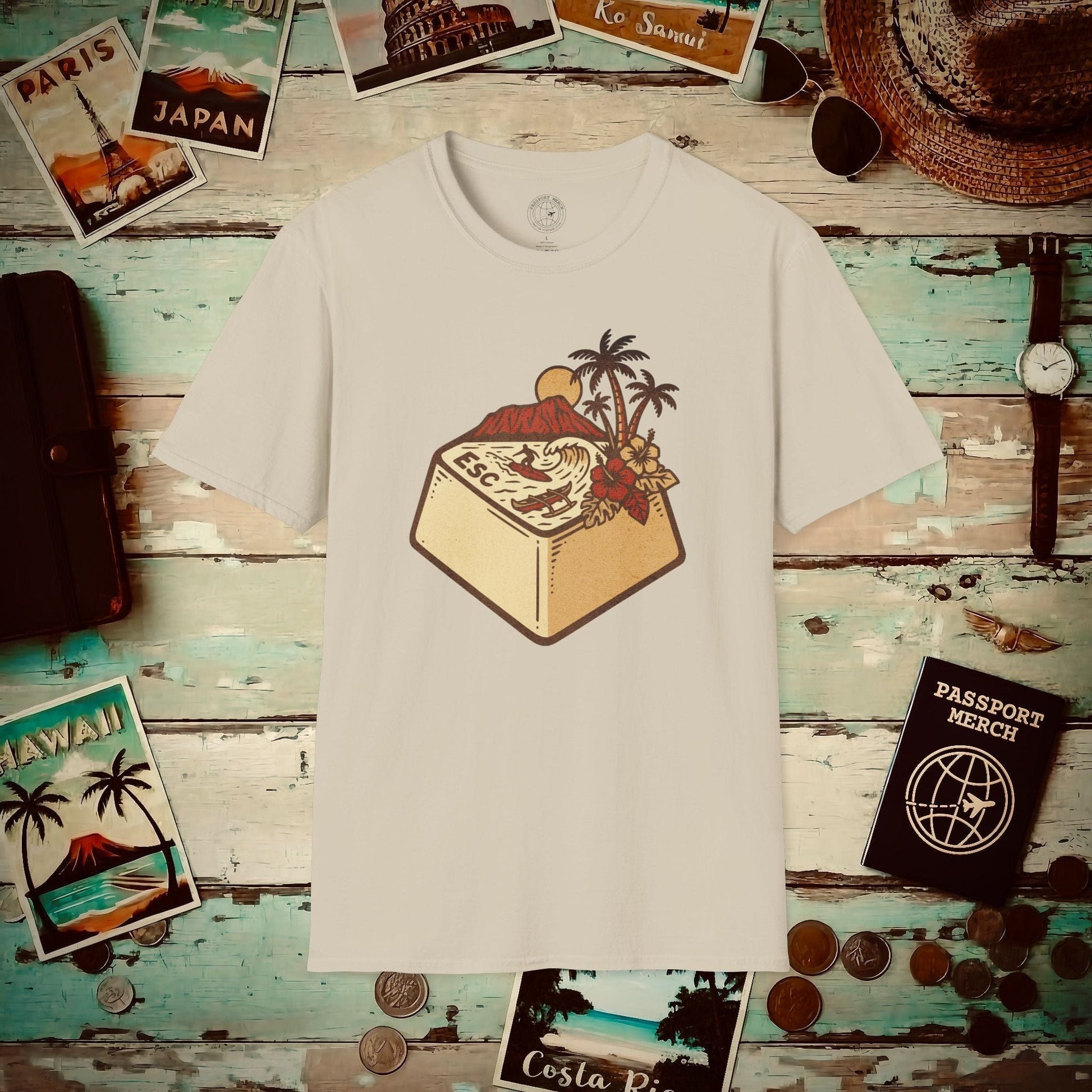 Escape Key To... Hawaii T-Shirt Sand / S