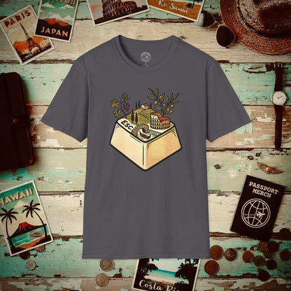 Escape Key To... Italy T-Shirt Charcoal / S