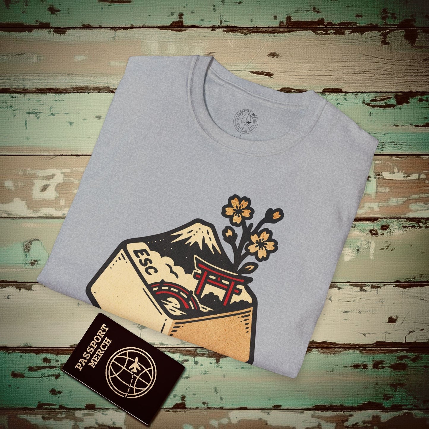 Escape Key To... Japan T-Shirt Sport Grey / S