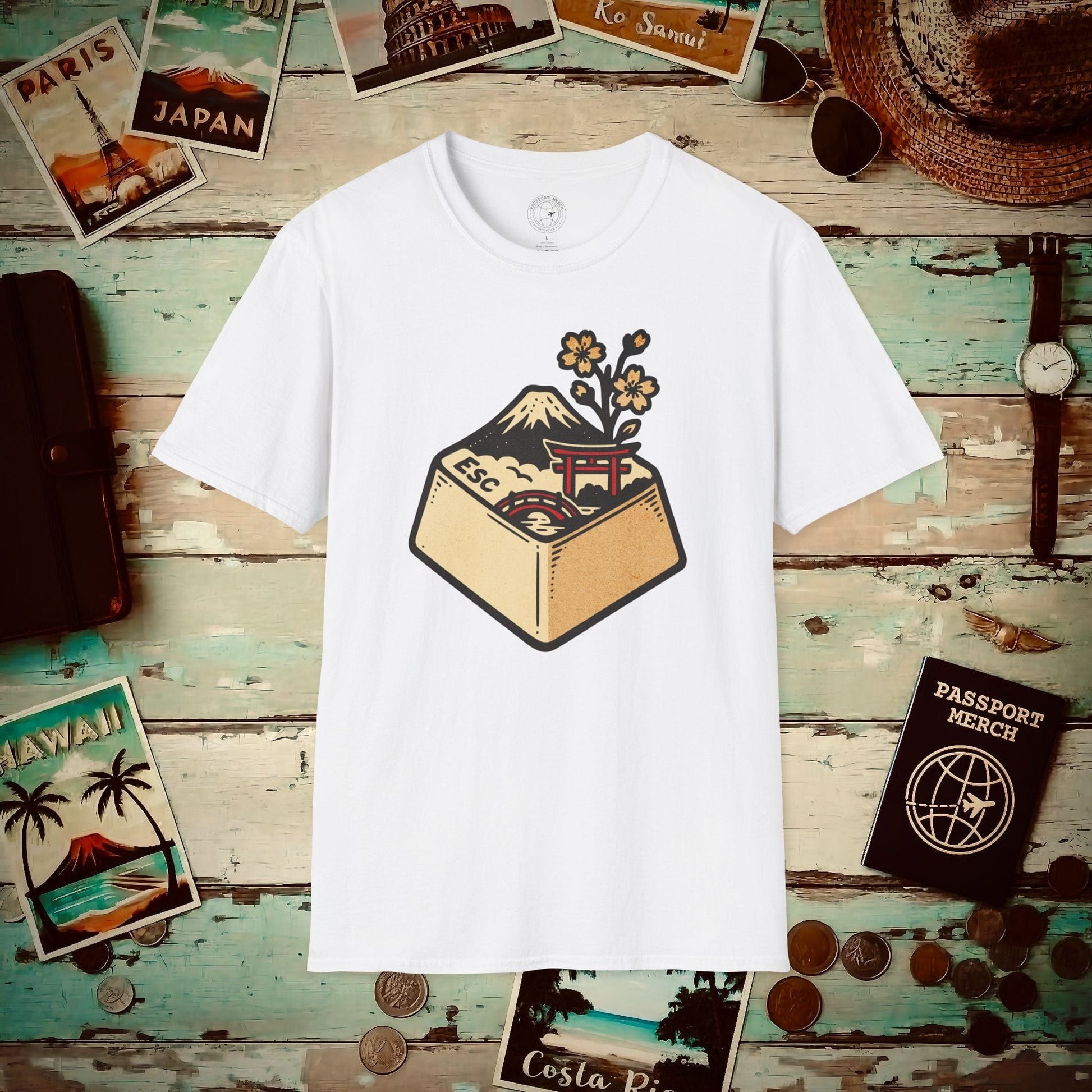 Escape Key To... Japan T-Shirt White / S