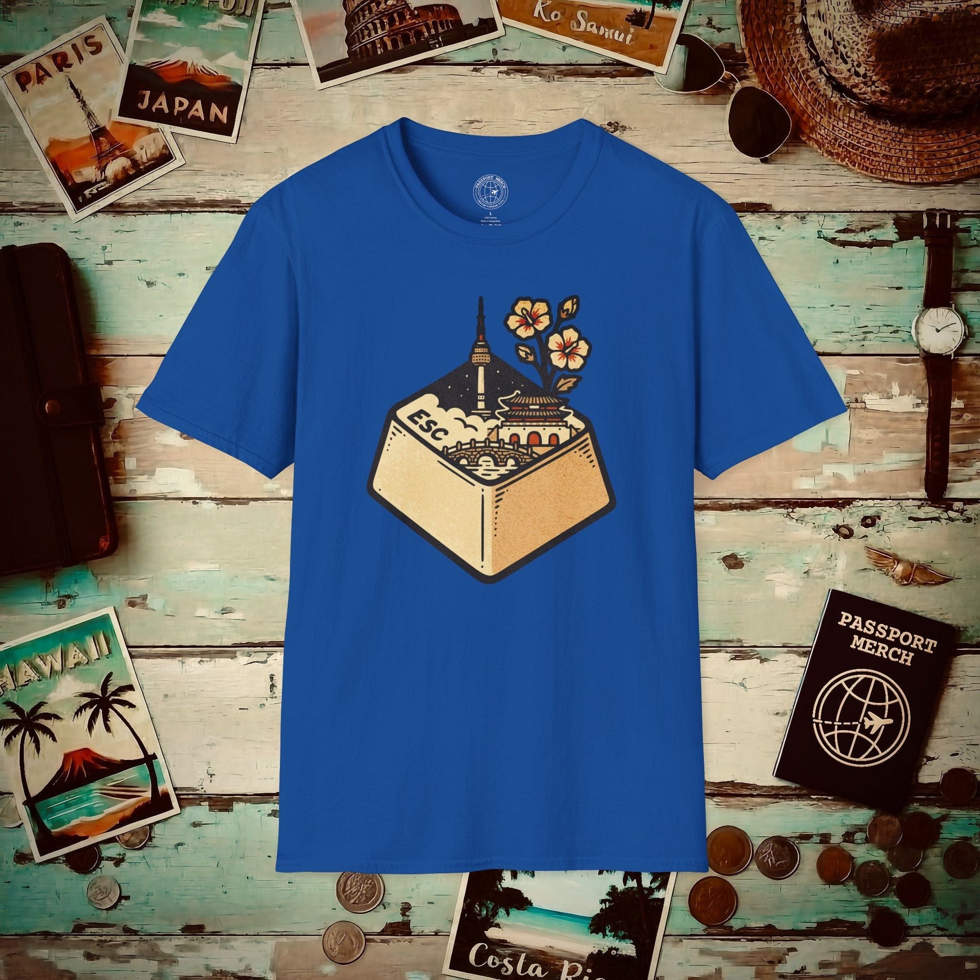 Escape Key To... Korea T-Shirt Royal / S