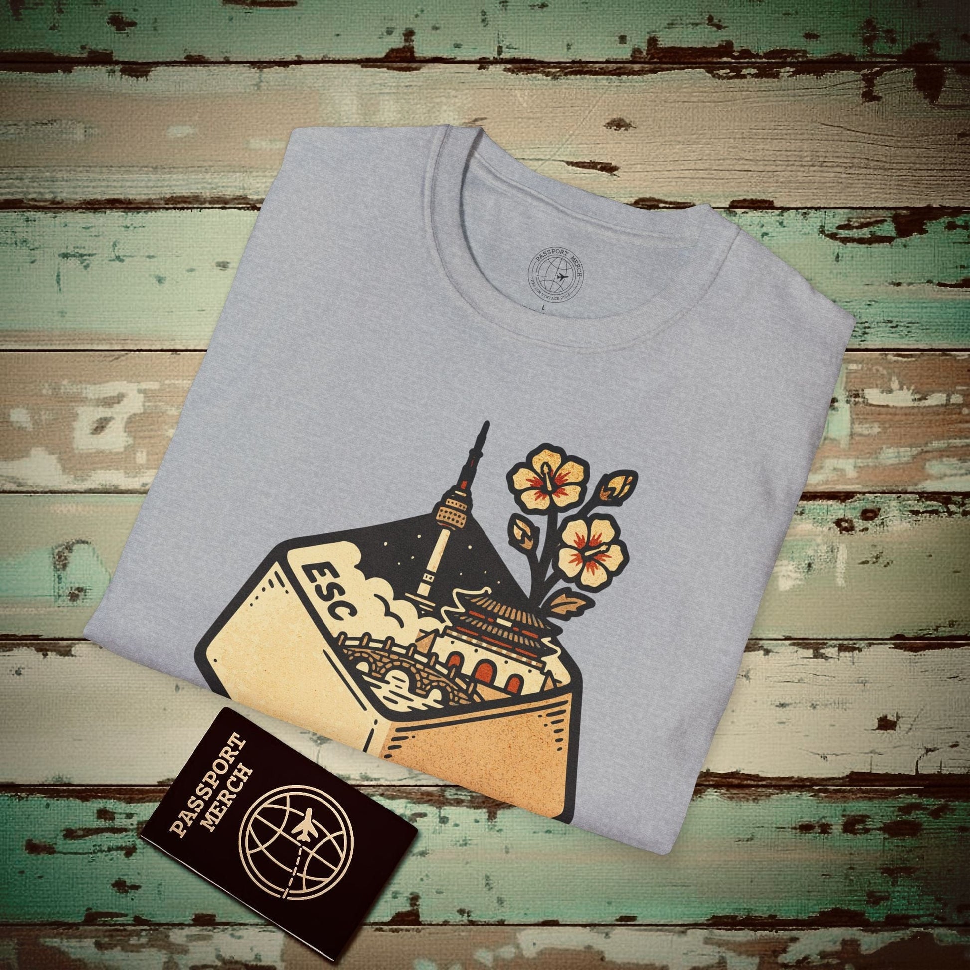 Escape Key To... Korea T-Shirt Sport Grey / S