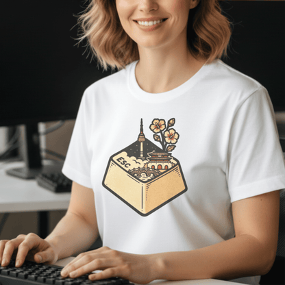 Escape Key To... Korea T-Shirt White / S