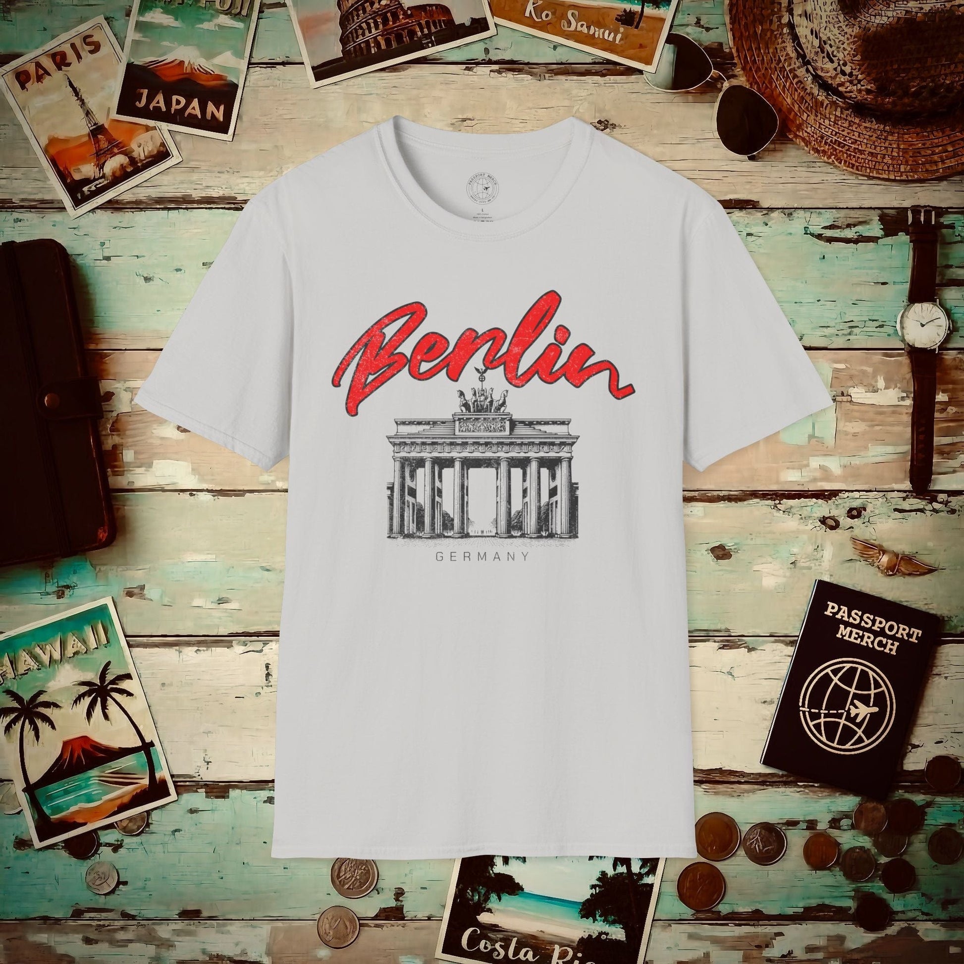 Explore Berlin Germany T-Shirt Ice Grey / S