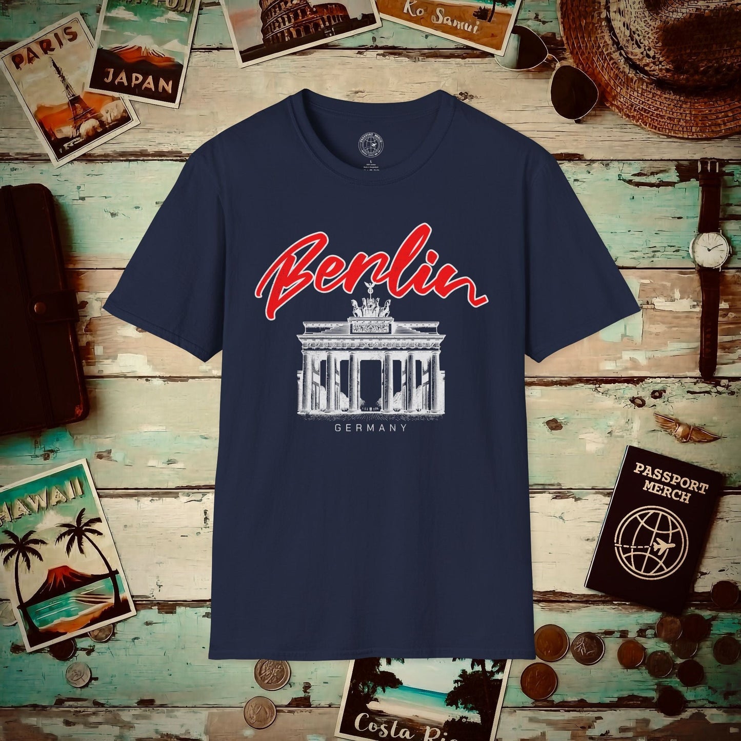 Explore Berlin Germany T-Shirt Navy / S