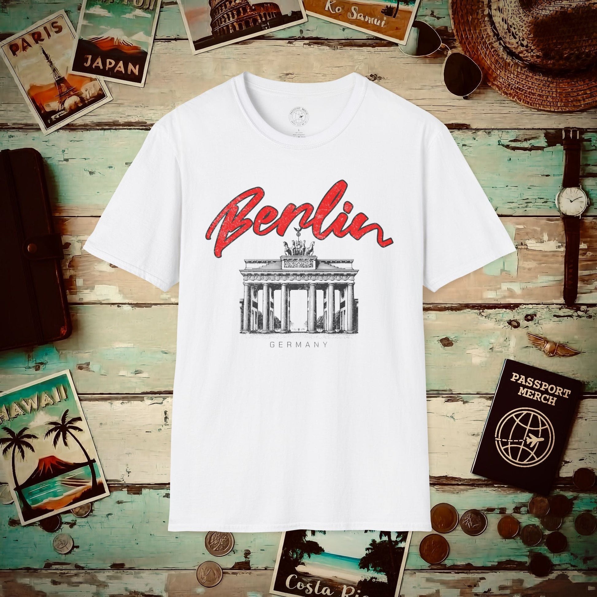 Explore Berlin Germany T-Shirt White / S