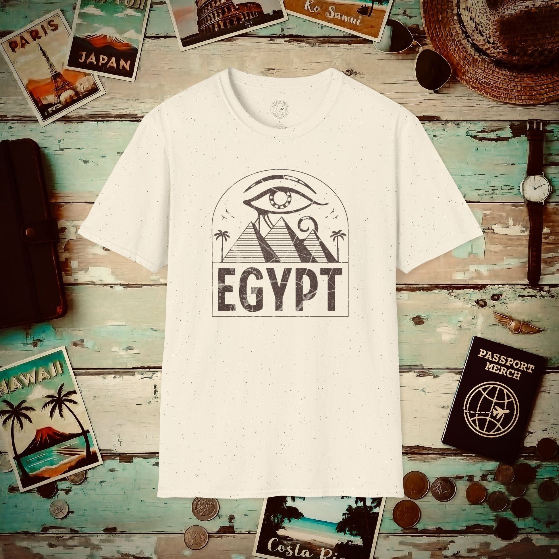 Eye Over Egypt T-Shirt Natural / S