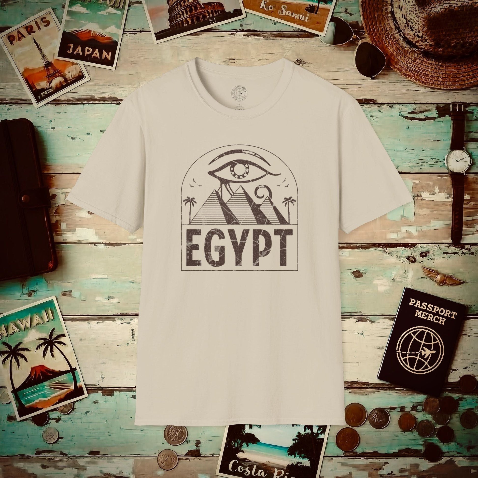 Eye Over Egypt T-Shirt Sand / S