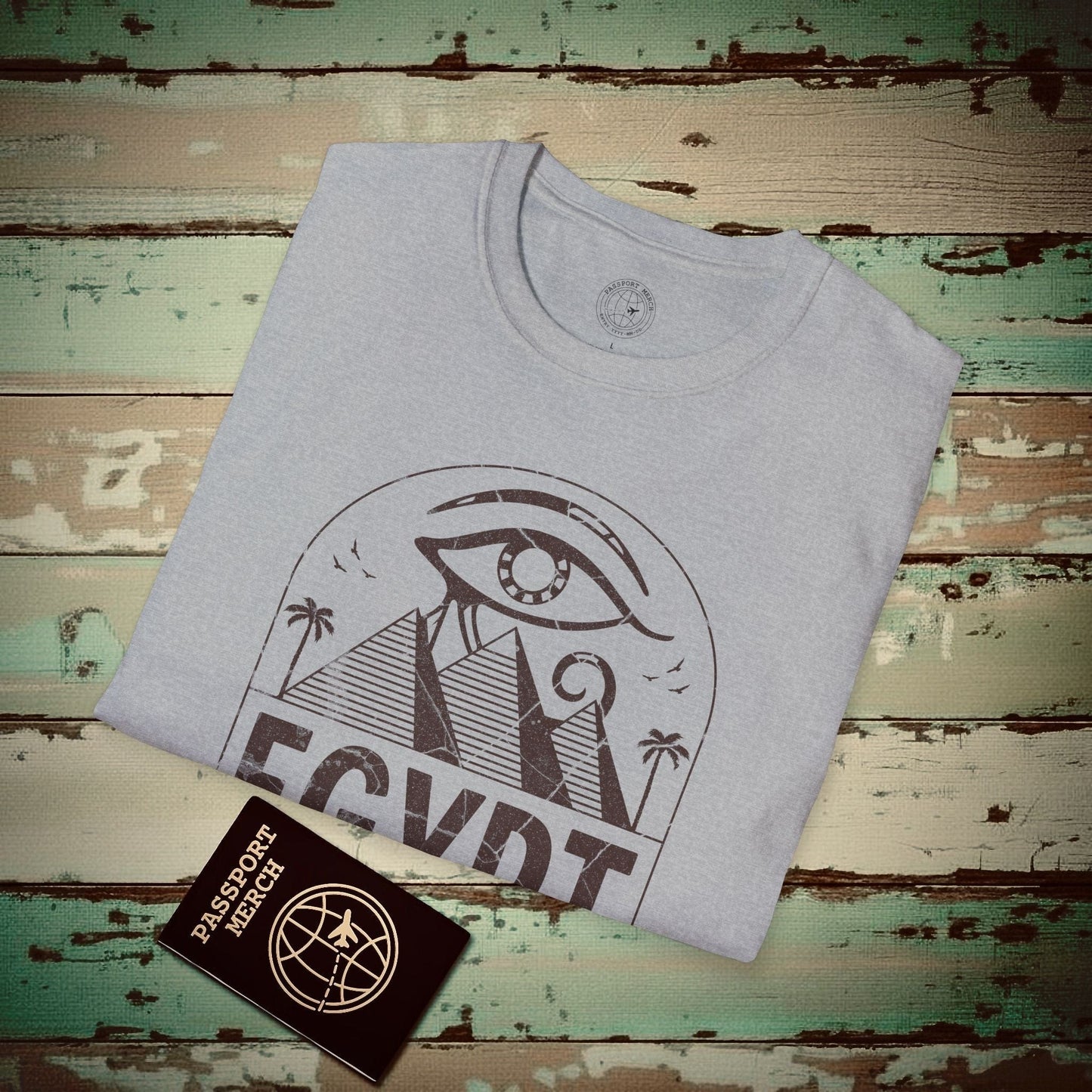 Eye Over Egypt T-Shirt Sport Grey / S