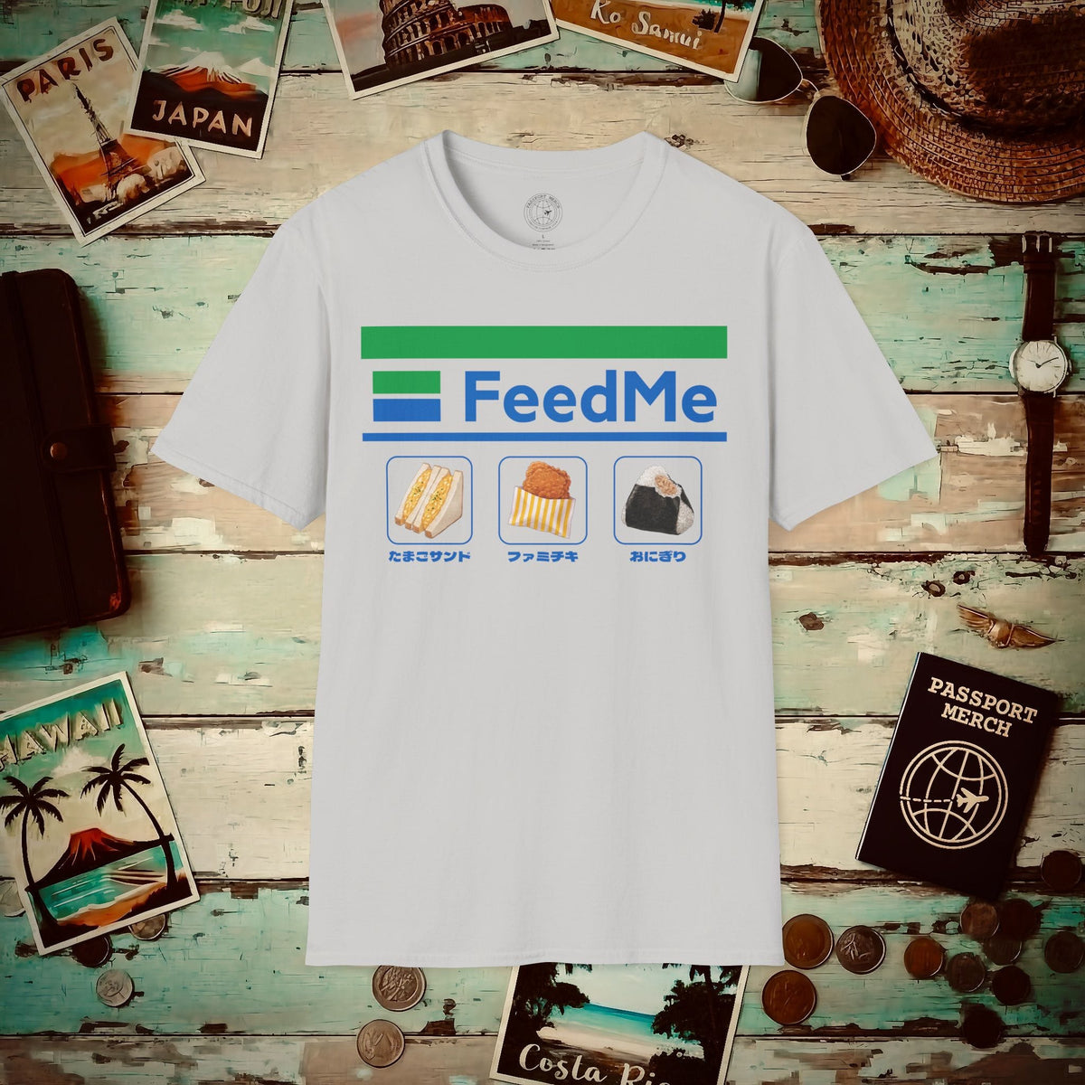 FamilyMart = FeedMe, Japan T-Shirt Ice Grey / S