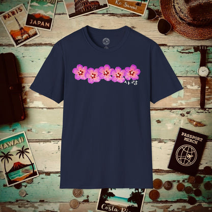 Five Pink Mugunghwa, Korea T-Shirt Navy / S