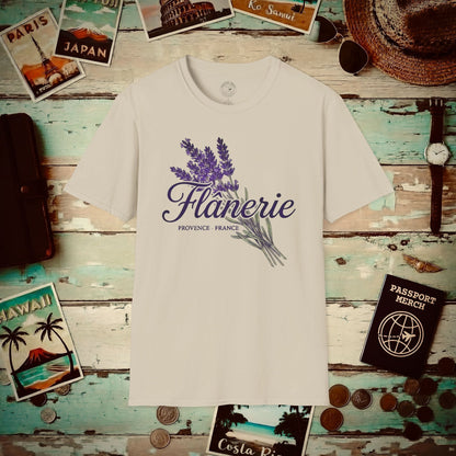 Flanerie, Provence Lavenders, France T-Shirt Sand / S