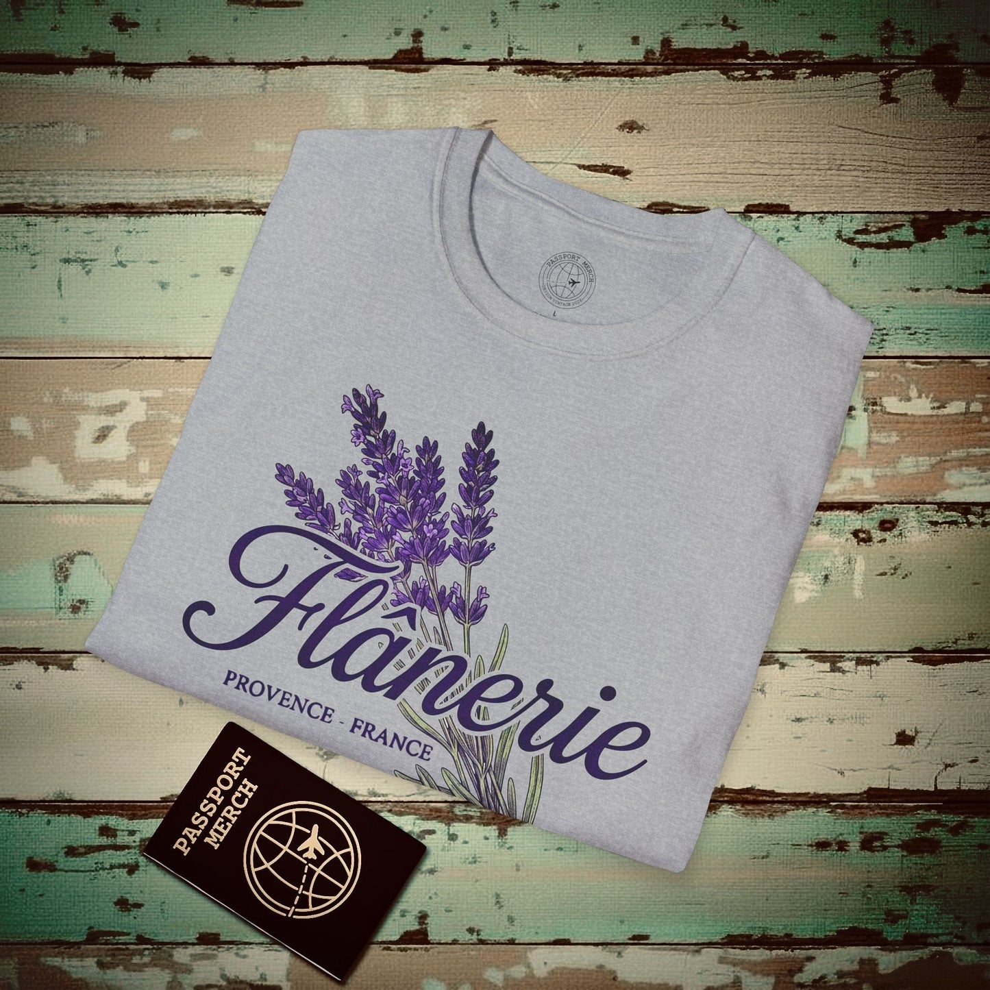 Flanerie, Provence Lavenders, France T-Shirt Sport Grey / S