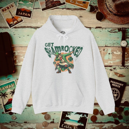 Get Shamrocked, Ireland Hoodie Ash / S