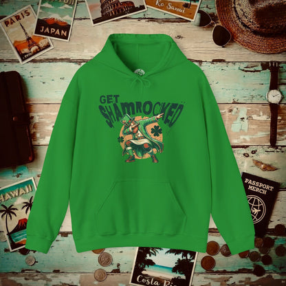 Get Shamrocked, Ireland Hoodie Irish Green / S