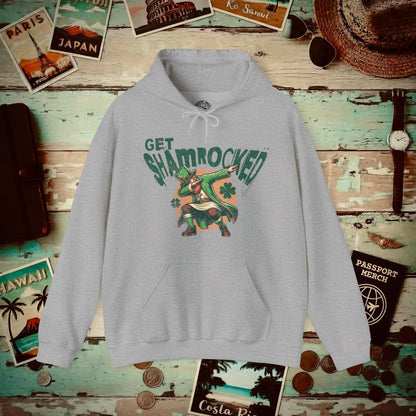Get Shamrocked, Ireland Hoodie Sport Grey / S