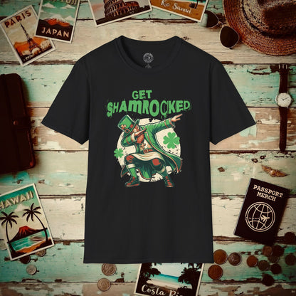 Get Shamrocked, Ireland T-Shirt Black / S