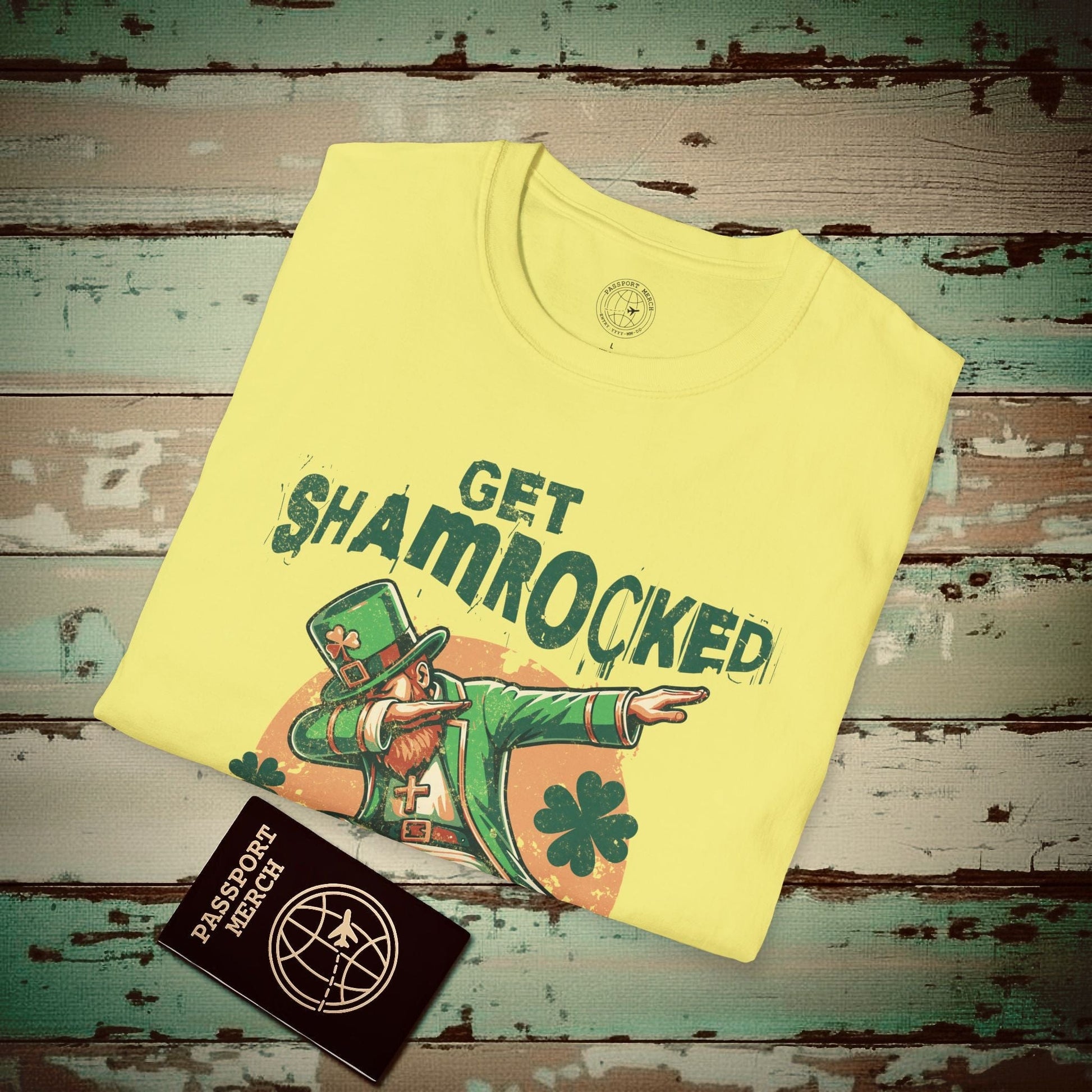 Get Shamrocked, Ireland T-Shirt Cornsilk / S