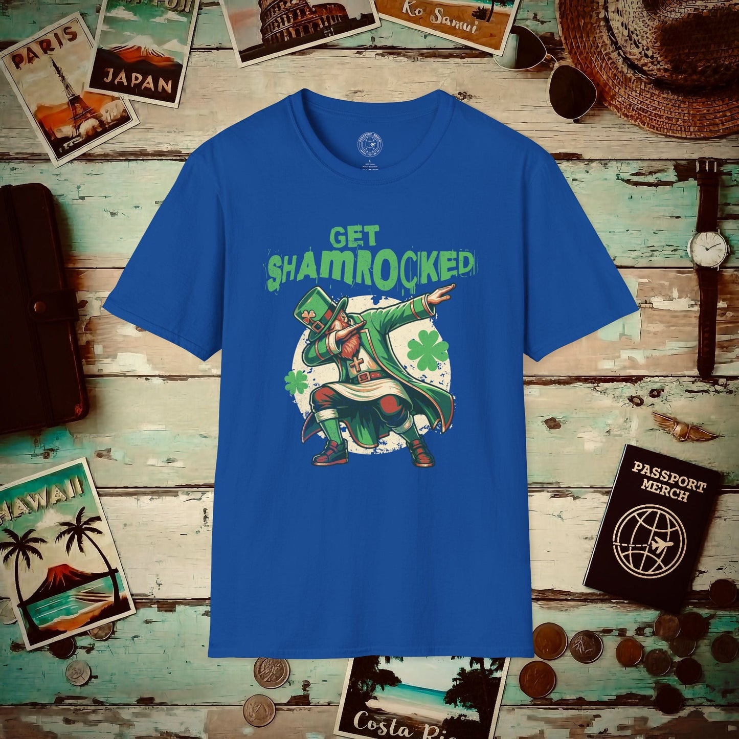 Get Shamrocked, Ireland T-Shirt Royal / S