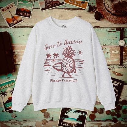 Gone to Hawaii, Pineapple Paradise Crewneck Ash / S