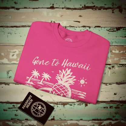 Gone to Hawaii, Pineapple Paradise Crewneck Heliconia / S
