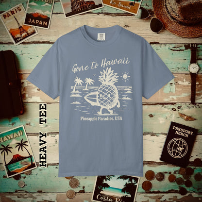 Gone to Hawaii, Pineapple Paradise Heavy Tee Blue Jean / S