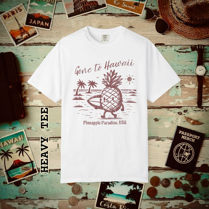 Gone to Hawaii, Pineapple Paradise Heavy Tee White / S