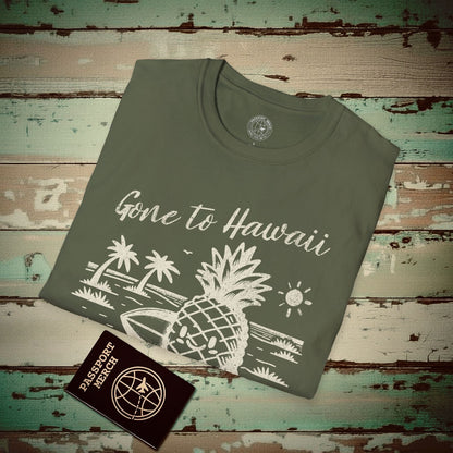 Gone to Hawaii, Pineapple Paradise T-Shirt Military Green / S
