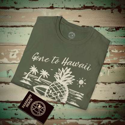 Gone to Hawaii, Pineapple Paradise T-Shirt Military Green / S