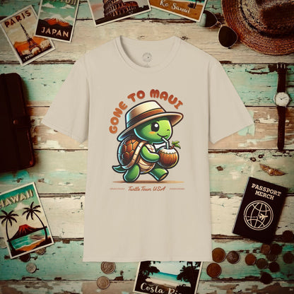 Gone to Maui, Turtle Town Hawaii T-Shirt Sand / S