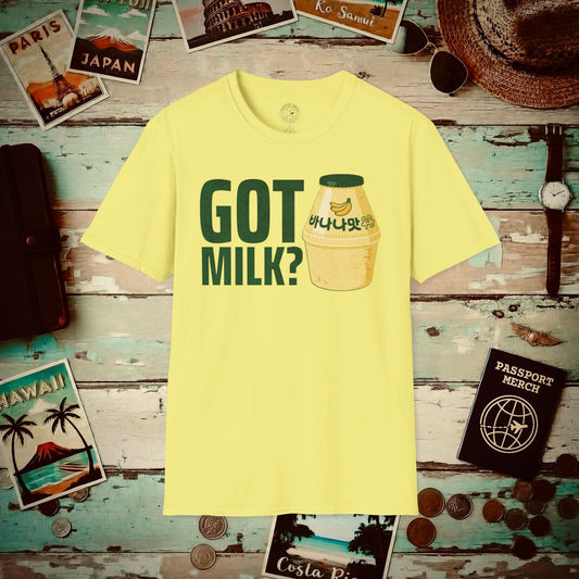 Got Milk? Korea T-Shirt Cornsilk / S