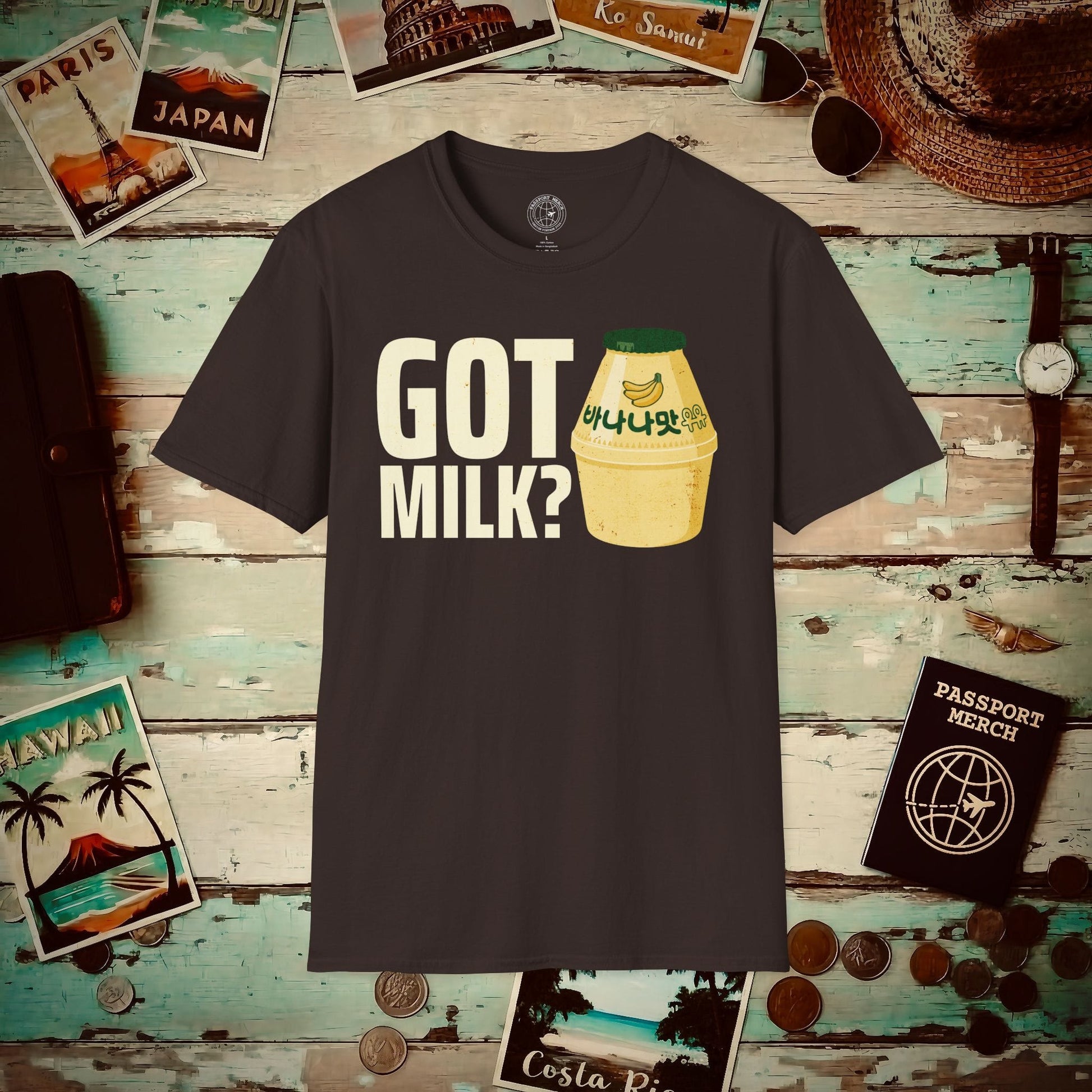Got Milk? Korea T-Shirt Dark Chocolate / S