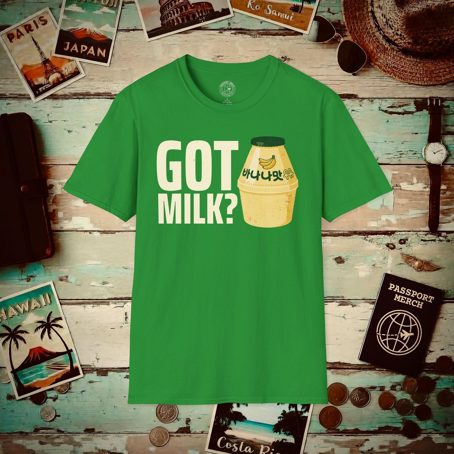 Got Milk? Korea T-Shirt Irish Green / S