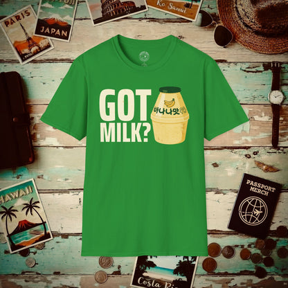 Got Milk? Korea T-Shirt Irish Green / S