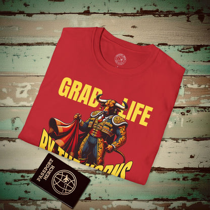 Grab Life By The Horns, Discover Spain T-Shirt Red / S