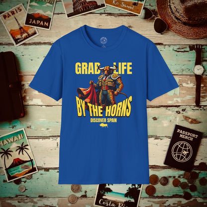 Grab Life By The Horns, Discover Spain T-Shirt Royal / S