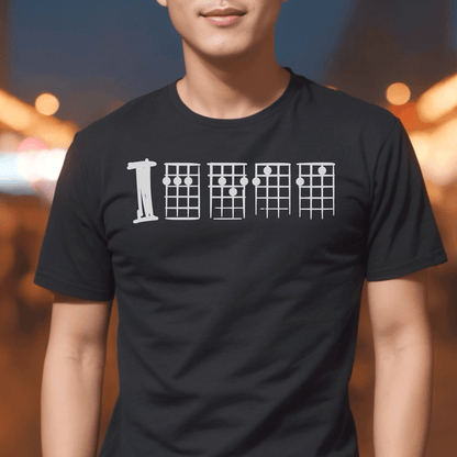 Grumpy Ukulele Chords, Hawaii T-Shirt Black / S