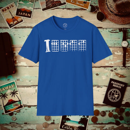 Grumpy Ukulele Chords, Hawaii T-Shirt Royal / S