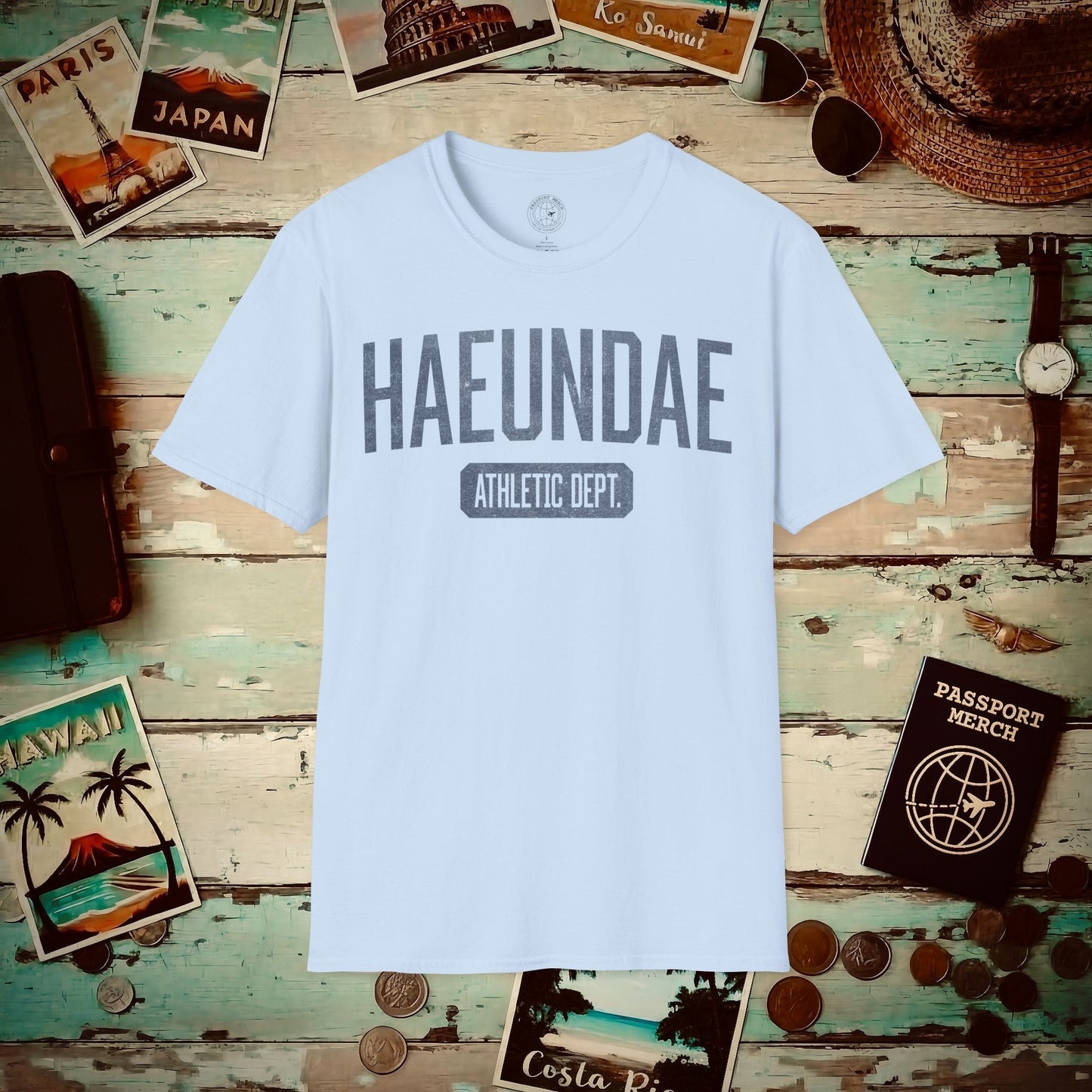 Haeundae Athletic Dept. Korea T-Shirt Light Blue / S