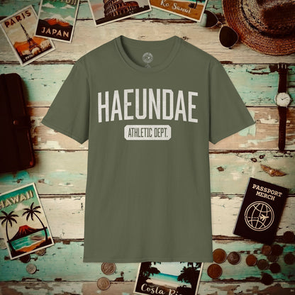 Haeundae Athletic Dept. Korea T-Shirt Military Green / S